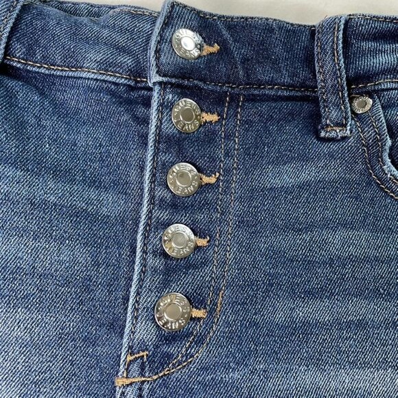 Guess Los Angeles Blue Jean Denim u Short Shorts Daisy Dukes Hot Pants Size 29 C - Picture 4 of 9
